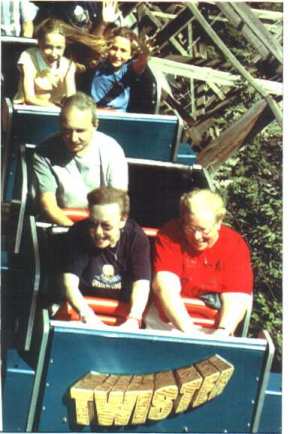 The Twister at Knoebels, in Elysburg PA - very rough coaster