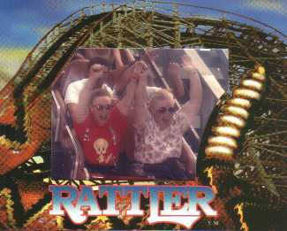 The Rattler at Six Flags in Huston, TX